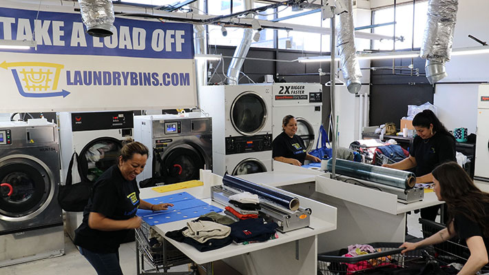 Laundry Bins Same Day Wash and Fold Service