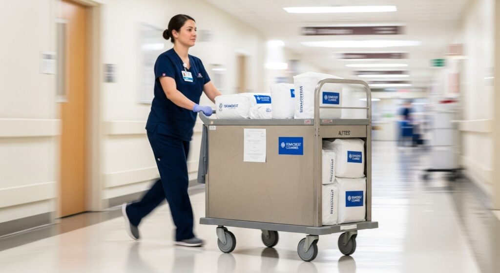 hospital laundry service